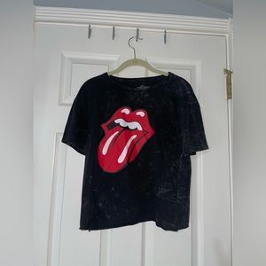 Cropped Rolling Stone Shirt